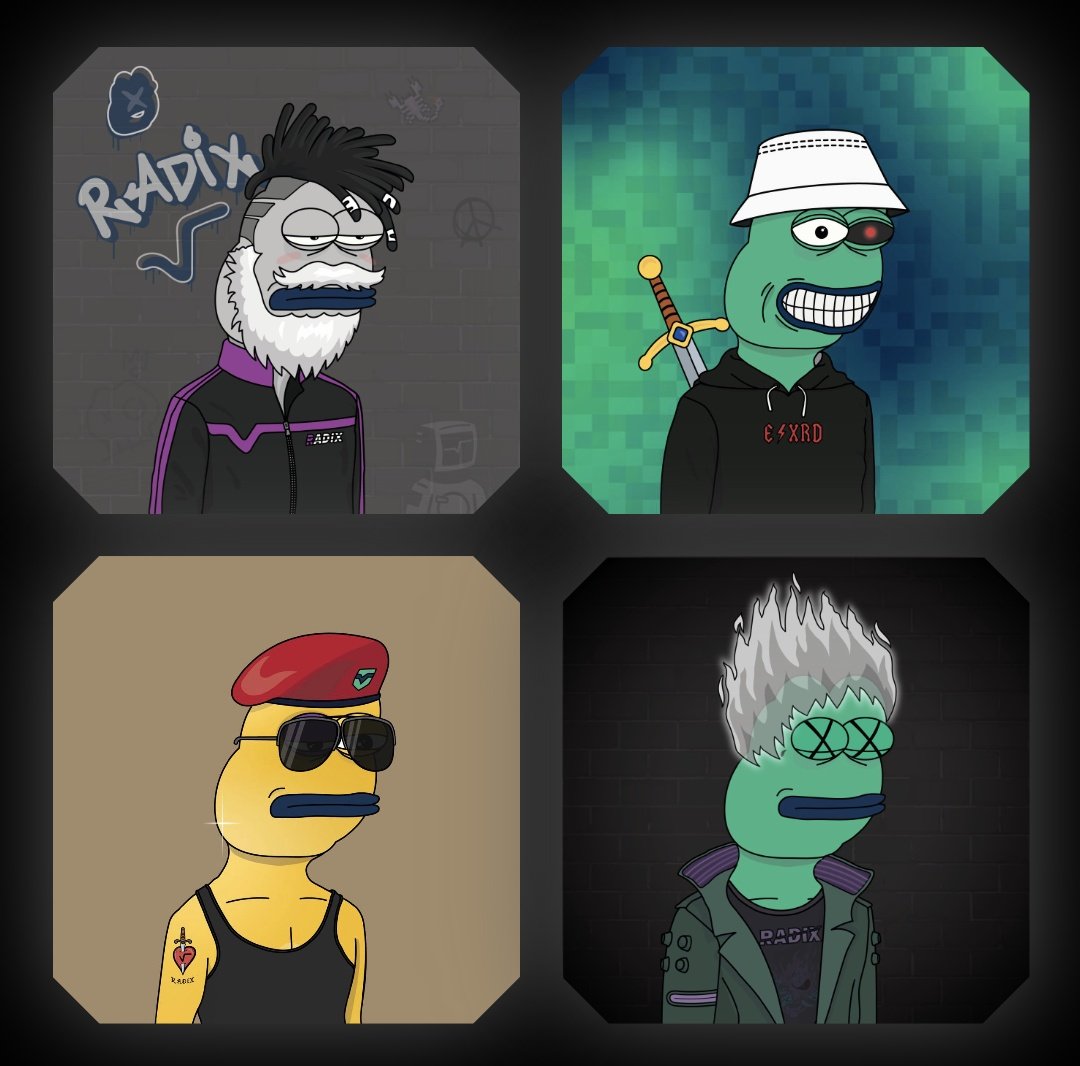 🐸 Have you joined the <a href="/RadixFS/">Radix Frogz Society 🐸</a> Society yet? Collection now 75% sold out. Grab your NFT while stocks last and join the community.

Link below 👇