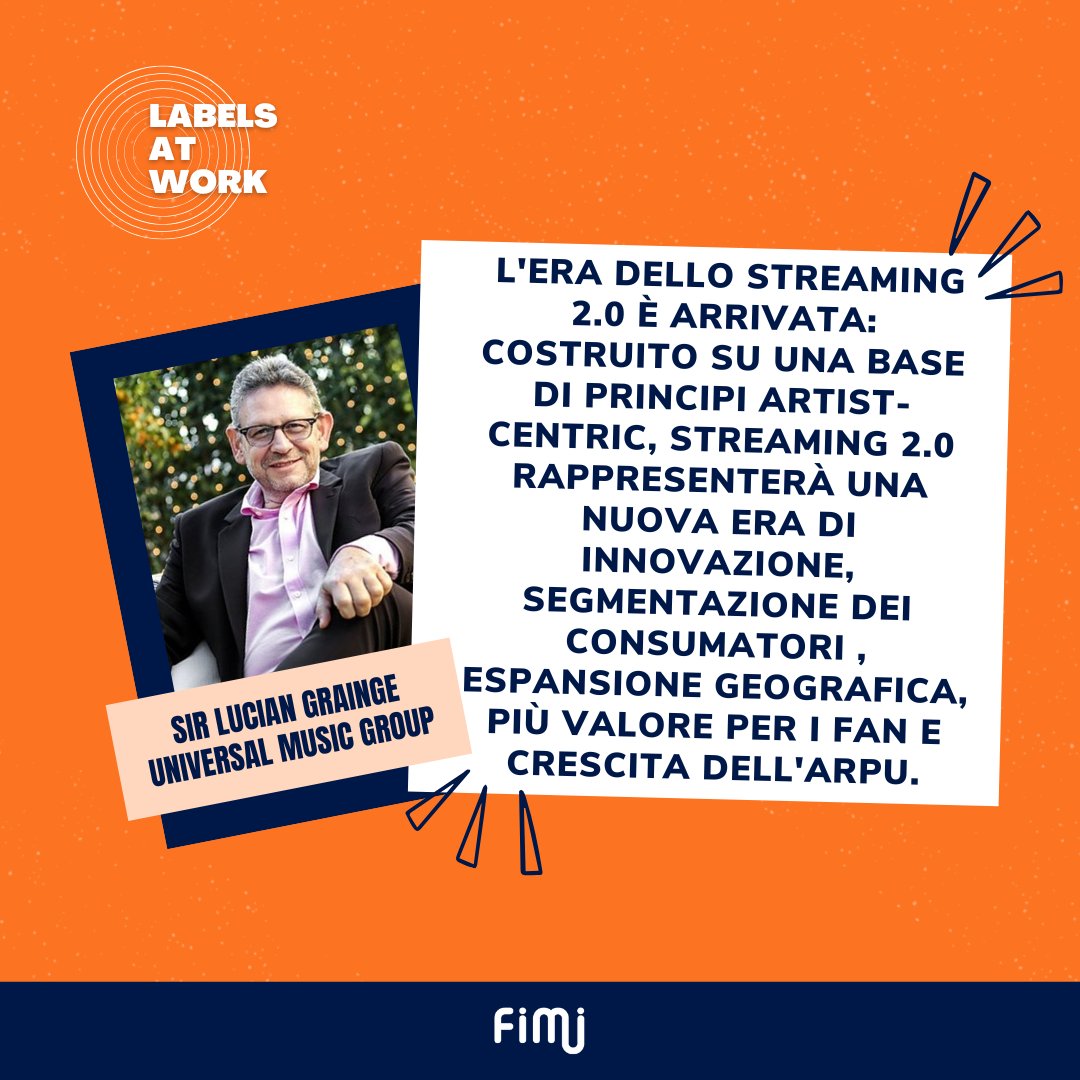 FIMI_IT's tweet photo. #LabelsAtWork • Sir Lucian Grainge, Chairman and CEO @UMG.
Tratto dalla nota di inizio anno allo staff di UMG disponibile qui: https://t.co/iocOsOW02o https://t.co/1a2YFQViiR