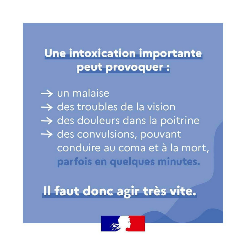 Prefet74's tweet photo. Une intoxication au #monoxyde de carbone se manifeste par des maux de tĂȘte, des nausĂ©es, une confusion mentale, de la fatigue.
Agissez vite : aĂ©rez, arrĂȘtez si possible les appareils Ă combustion, Ă©vacuez les locaux et appelez les secours.
â ïžhttps://t.co/9LHgGkMC4n https://t.co/qX3M677wL9