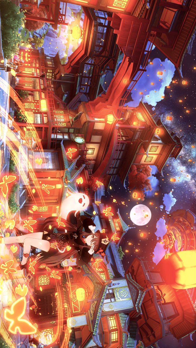 『🔥海灯祭を祝して！🔥』

#Genshin #HuTao #胡桃