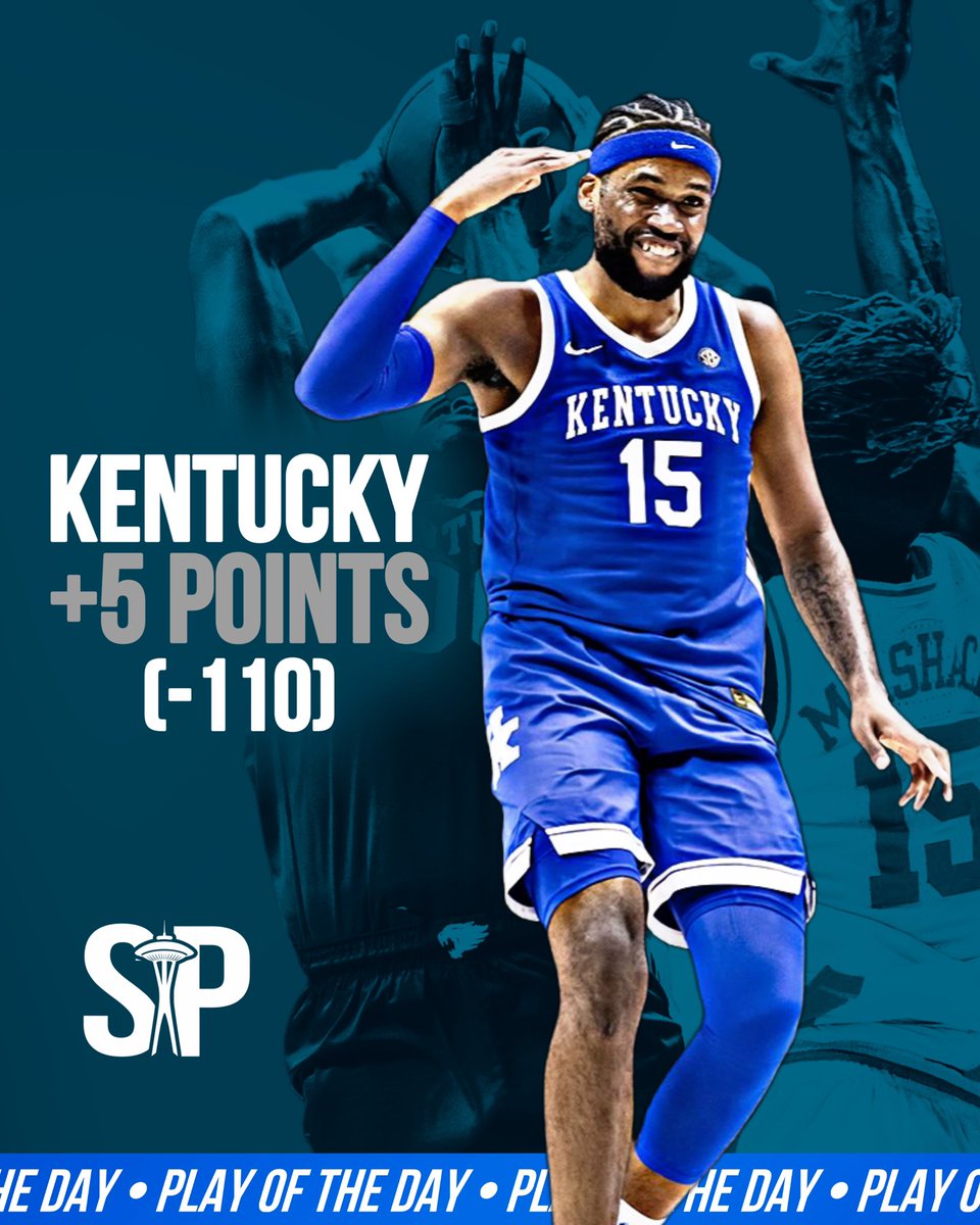 hooptilldeath's tweet image. 🚨 2/4 | Play of the Day! Kentucky +5 Point Spread (-110) 4 PM PT
#SportsBetting #FreePicks #GamblingX
#FreePlays #GamblingTwitter #NCAABPicks