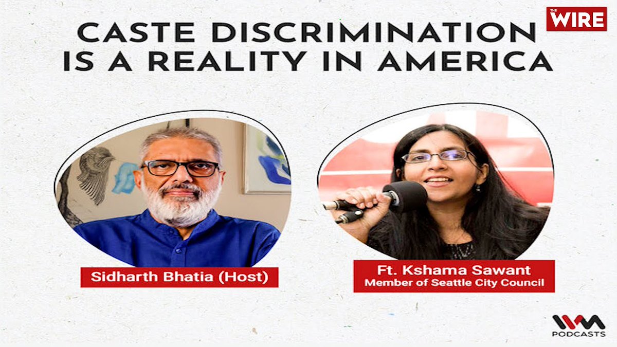 thewire_in's tweet image. Recently, the Indian government denied visa to @cmkshama who wants to visit her ailing mother.

In 2023, @bombaywallah interviewed her after Seattle became the first US city to explicitly ban discrimination on the basis of caste. 

youtube.com/watch?v=uEg352… 

#Replug #TheWireTalks