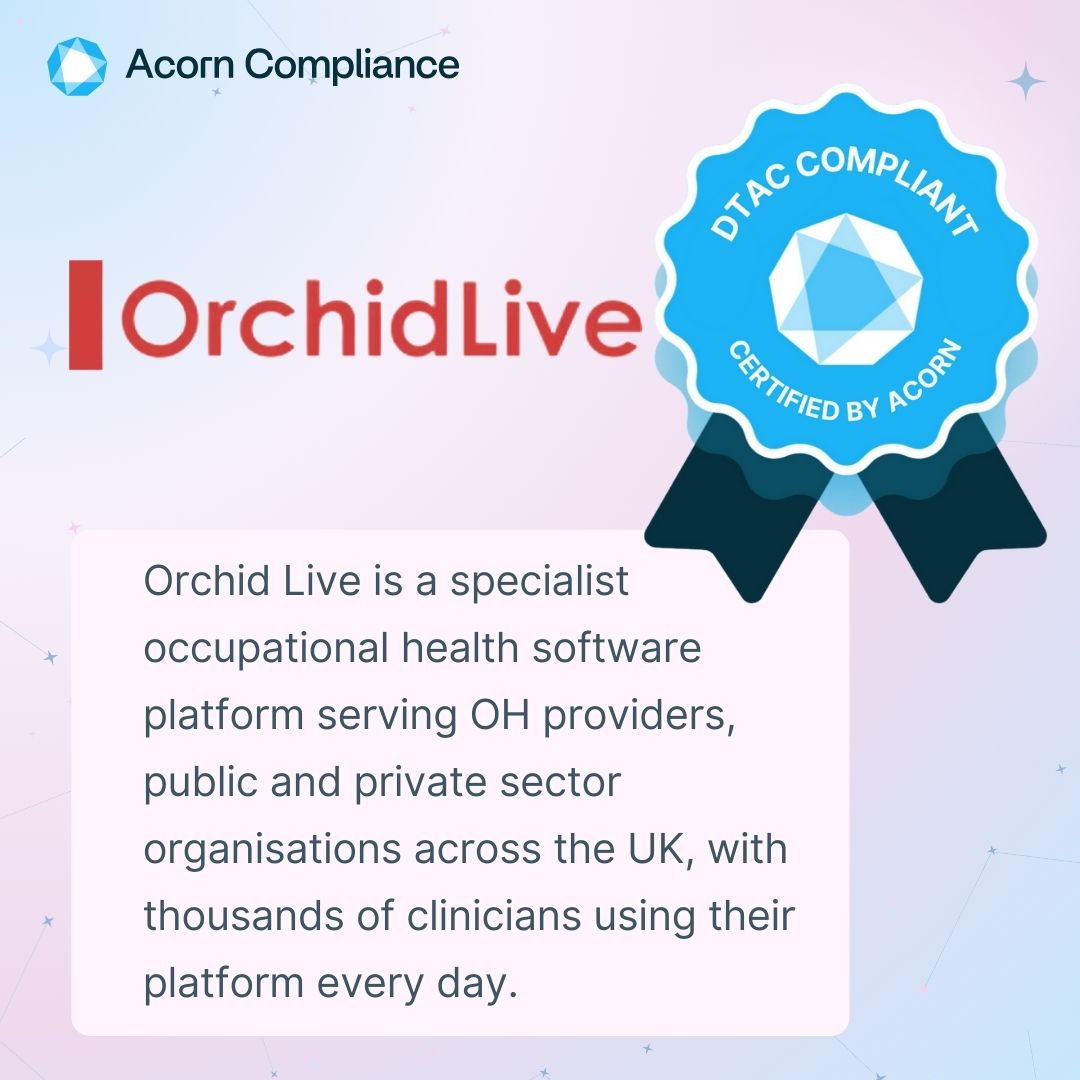 Acorn Compliance (@acorncompliance) on Twitter photo Congratulations to <a href="/OrchidLive/">OrchidLive.com</a> for achieving #DTAC compliance!
🎉 PLUS they accomplished it in only 6 weeks with DTAC Squirrel™ 🎉
We are proud to be a part of their success, and to support their innovative software that is trustworthy, secure, and efficient.
#compliance Congratulations to <a href="/OrchidLive/">OrchidLive.com</a> for achieving #DTAC compliance!
🎉 PLUS they accomplished it in only 6 weeks with DTAC Squirrel™ 🎉
We are proud to be a part of their success, and to support their innovative software that is trustworthy, secure, and efficient.
#compliance