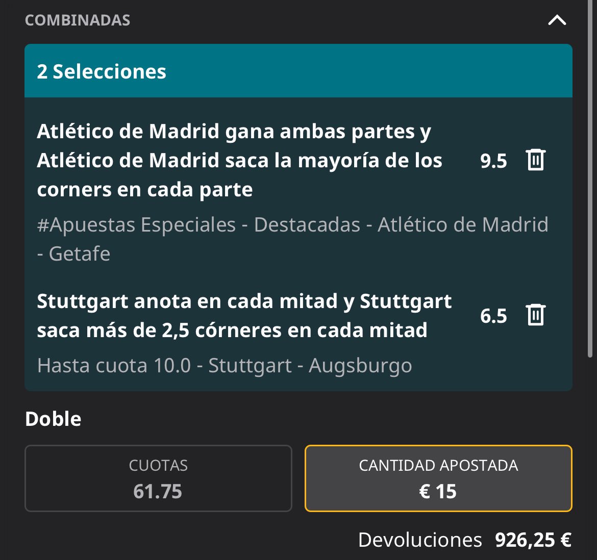 14Xabismo's tweet photo. Semana de copas, y aún que sabéis que me gustan poco, vamos con estos 2 picks más una Funbet para hoy 

Cuota 1.80/Cuota 2.25
Funbet Cuota 62

Tenéis los stakes en telegram 🤝🏻 https://t.co/10Ml1GGj4a
