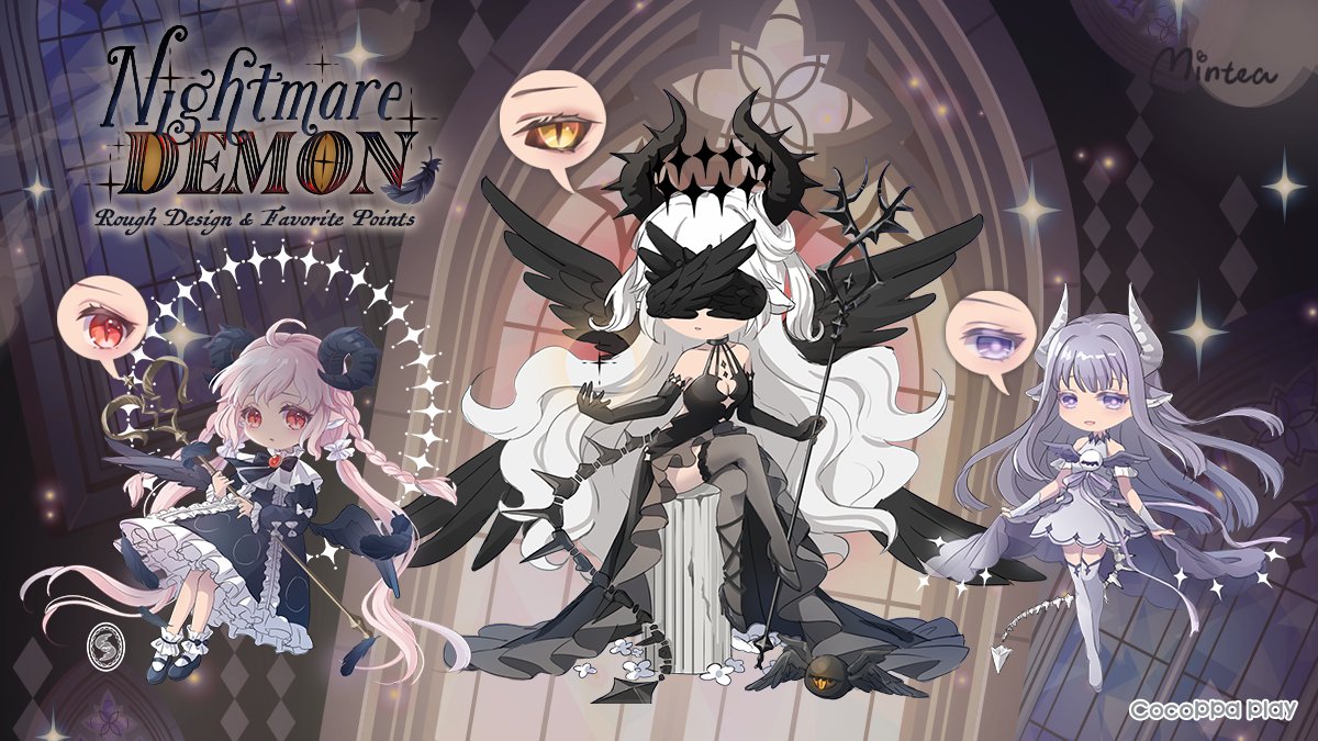 CocoPPaPlay_cp's tweet photo. ๐ ๐ซ๐๐๐๐๐๐๐'๐ ๐๐๐๐๐๐ ๐
ใใถใคใใผMinteaใใใใใๆ็ดใๅฑใใพใใโจ๏ธ
ใฌใใฃใNightmare Demonใใฎใใ ใใใใคใณใใใ็ดนไปใใใใพใ๐๐
#CocoPPaPlay #ใณใณใใฌ #cocoppaplay_desiners #ccpl_Mintea
๐ ๐ ๐ ๐ ๐ ๐ ๐ ๐ ๐ ๐ ๐ ๐ ๐ ๐ ๐ ๐ ๐ ๐ ๐ ๐ ๐ ๐ ๐
ๆชๅคขไฝฟ่
ใฎๆช้ญใใใผใใซใใใฌใใฃใงใใ
ๆช้ญใใกใฏๅคขใฎ็ชใ้ใใฆไบบใ
ใฎๅคขใฎไธ็ใธๅ
ฅใ่พผใฟใ็พใใๅคขใๅฃใใ่ชใใฎๅใๅพใใใๆชๅคขใธใจๅคใใพใโฆ
ใใฆใไปๅคใฏ่ชฐใฎๅคขใฎไธญใธ่กใใพใใใใโฆ๏ผ
ไปๅใฎ็ณใฎใใถใคใณใฏๅไบบ็ใซใจใฆใใๆฐใซๅ
ฅใใงใใ๏ผ
ใใผใใซใใดใฃใใใงใ่ชๅใๅฅฝใใช้ฐๅฒๆฐใซไปไธใใใพใใใ
็ใใใซใๆฐใซๅ
ฅใฃใฆใใใ ใใใๅฌใใใงใ๏ผ
This Gacha is based on the theme of demons fromthe nightmare messenger.
Demons enter people's dream worlds through dream windows, destroying beautiful dreams and turning them into nightmares that gain their own power...
Now, whose dream world shall we go into tonight...?
I personally love the design of the eyes this time~!
It fits perfectly with the theme and has an atmosphere that I like.
I hope you all like it too!
ไปฅๆกๅคขไฝฟ่
็ๆก้ญ็บไธป้ก็ๆญ่ใ
ๆก้ญๅๅพๅคขๅข็ชๆถ้ๅพๆฏๅไบบ็ๅคขไธญไธ็๏ผๅฐ็พๅคข็ ด็ข๏ผๅ็บ่ชๅทฑๅฏไปฅๅพไธญ็ฒๅ่ฝ้็ๆกๅคขโฆ
ไปๆ๏ผๅป่ชฐ็ๅคขๅขๅฅฝๅขโฆ๏ผ
้ๆฌก็็ผ็ๅไบบ้ๅธธๅๆญก๏ฝ๏ผ
ๆ่ฆบๆขๅฅๅไธป้ก๏ผไนๆฏ่ชๅทฑๅๅๅๆญก็ๆจฃๅญใ
ๅธๆๅคงๅฎถไน่ฝๅๆญก๏ผ
๐ ๐ ๐ ๐ ๐ ๐ ๐ ๐ ๐ ๐ ๐ ๐ ๐ ๐ ๐ ๐ ๐ ๐ ๐ ๐ ๐ ๐ ๐
โผDesignerโs Profile
https://t.co/NC4as5ht6r