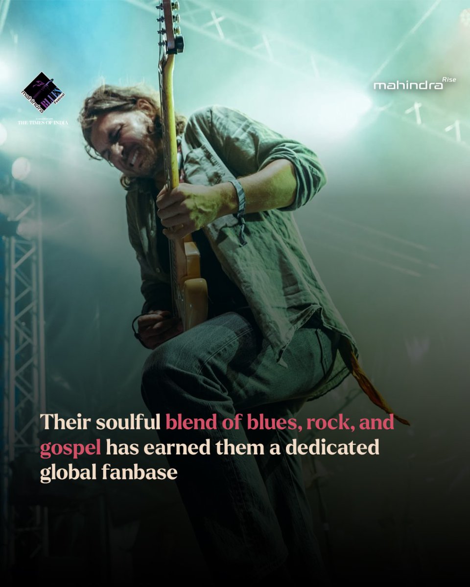 mahindrablues's tweet photo. Meet The Teskey Brothers, Australia’s blues-rock sensation. With raw, soulful sound and powerful vocals, they blend vintage blues with modern energy.

Catch them live at #MBF2025 this weekend. Tickets available now—link in bio.

#TheTeskeyBrothers #BluesRock #LiveMusic https://t.co/Phx0AlmHHw