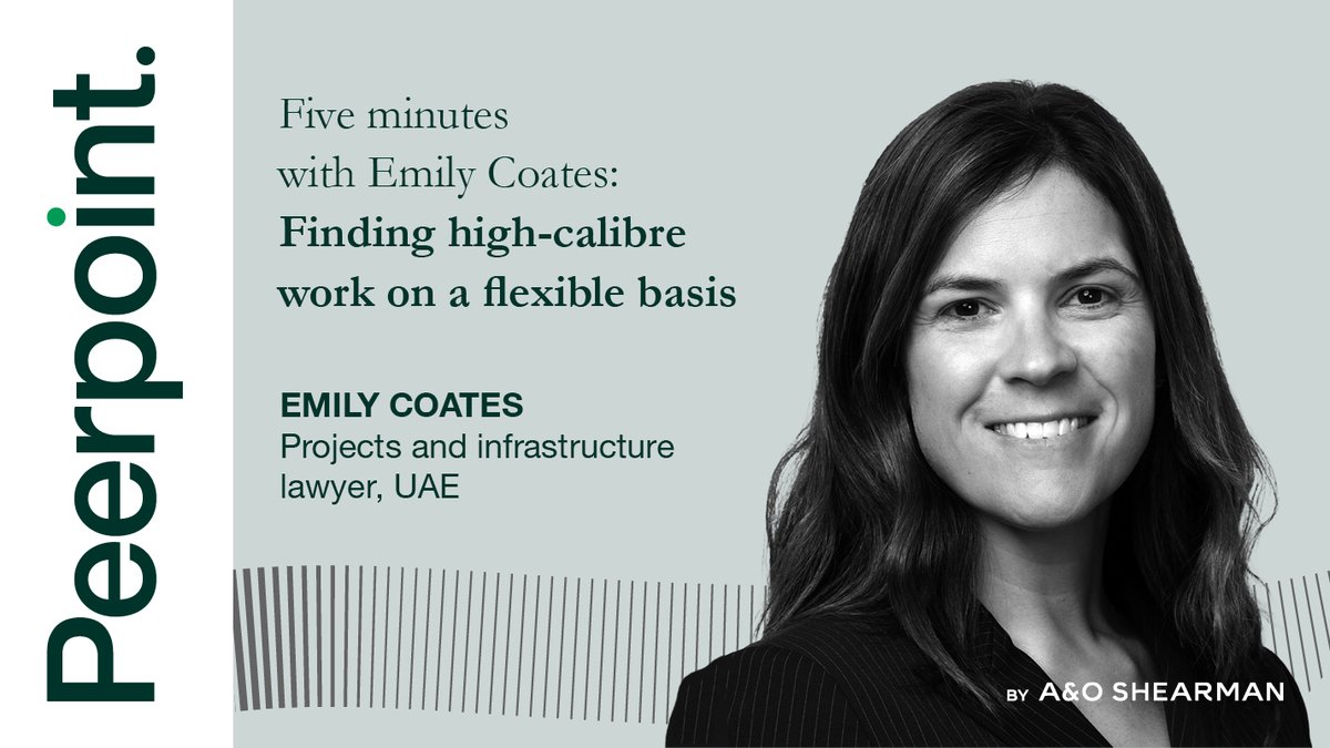 While searching for the right role after a career break, Peerpoint enabled UAE-based lawyer Emily Coates the ideal way to return to work on a flexible basis. Hear her  advice for someone considering legal consulting: peerpoint.com/on-point/artic…