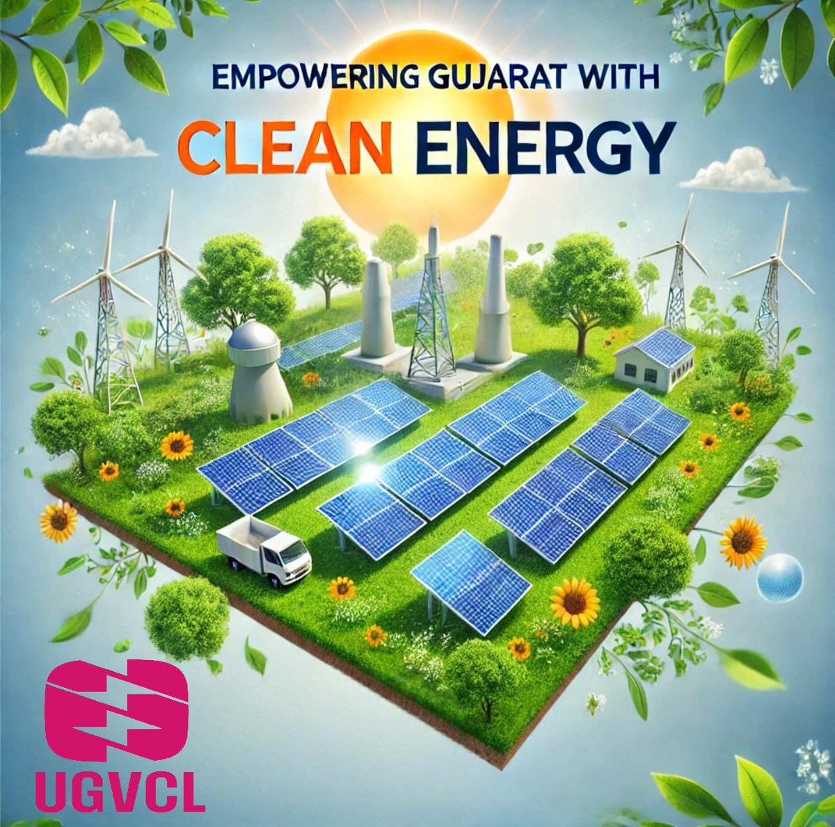 Empowering Gujarat with cleaner and greener energy! 🌿⚡ 

UGVCL is driving energy transformation through solar power initiatives, reducing carbon footprints and embracing sustainable solutions. 

#SolarEnergy
#CleanEnergy
#UGVCL
#GreenGujarat