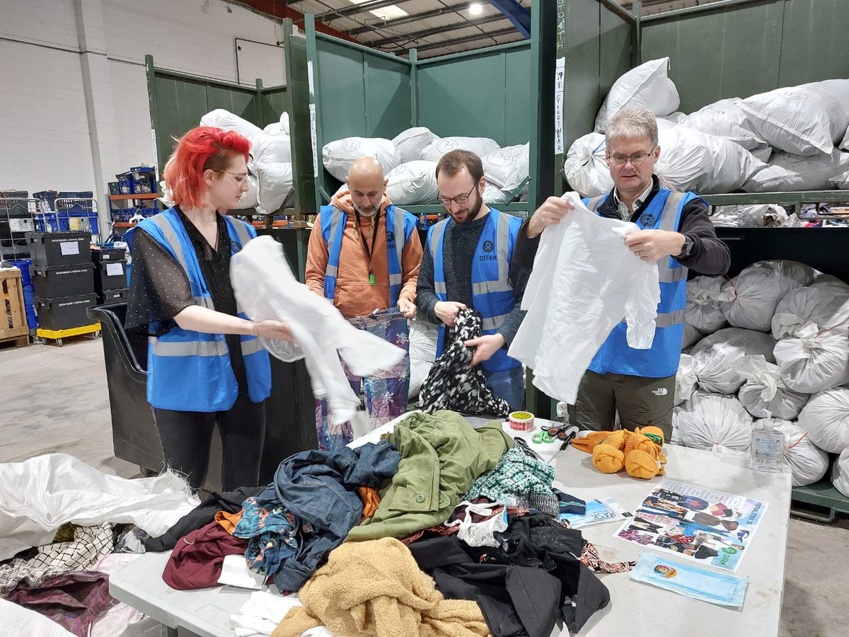Giving clothes a second life while giving back.

The Worn Again Technologies team spent a day volunteering with <a href="/oxfamgb/">Oxfam</a>, helping sort and hang donated clothes. It was an inspiring way to connect with the charity sector and support their vital work. 💚

#CircularEconomy