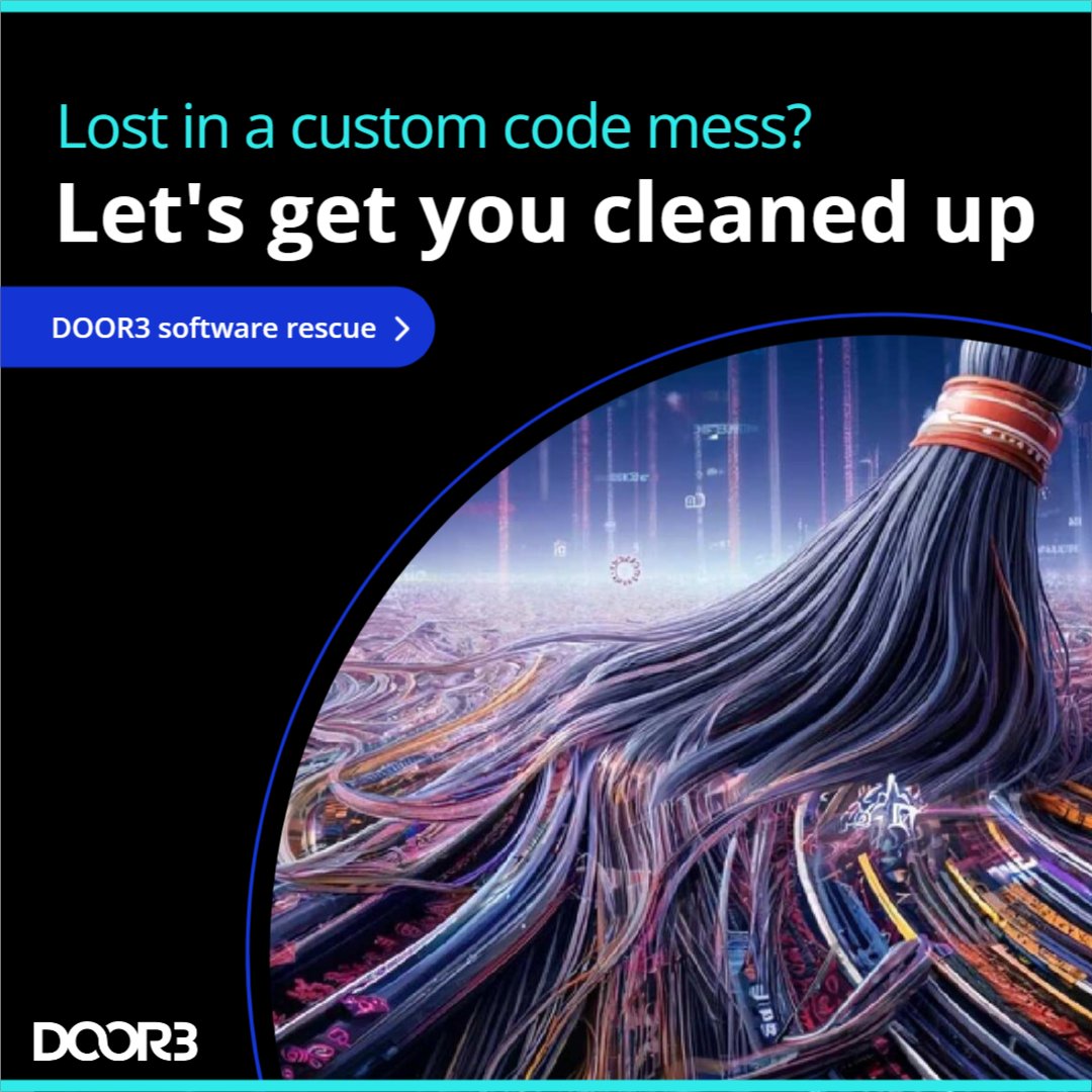 DOOR3's tweet image. Overwhelmed by messy code? 🔄 DOOR3 cleans up and optimizes software for peak performance. Let’s chat about your project needs. #TechHelp #CodeFix hubs.ly/Q033kMGm0
