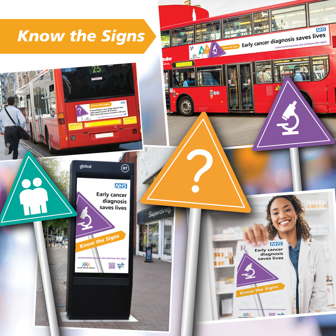 nhscreative's tweet photo. This #WorldCancerDay, we're highlighting our collaboration with Cancer Alliances. Through these partnerships, we create striking campaigns that assist individuals in identifying the signs and symptoms of #cancer, as well as understanding when to consult their GP Practice. https://t.co/9kZOjlInBa