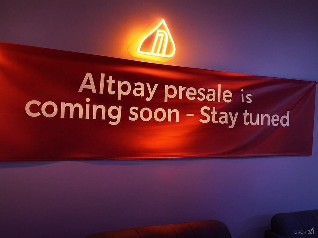 Altpaycash's tweet image. 🚀 $ALTPAY Presale Coming Soon! Don&apos;t miss out on the next big thing in crypto payments! 

- 🚀 Early Bird Opportunity: Get in before the masses!
- 💸 Massive Utility: Real-world transactions made easy with $ALTPAY.
- 🌟 Backed by Industry Giants: Partnerships with major players…