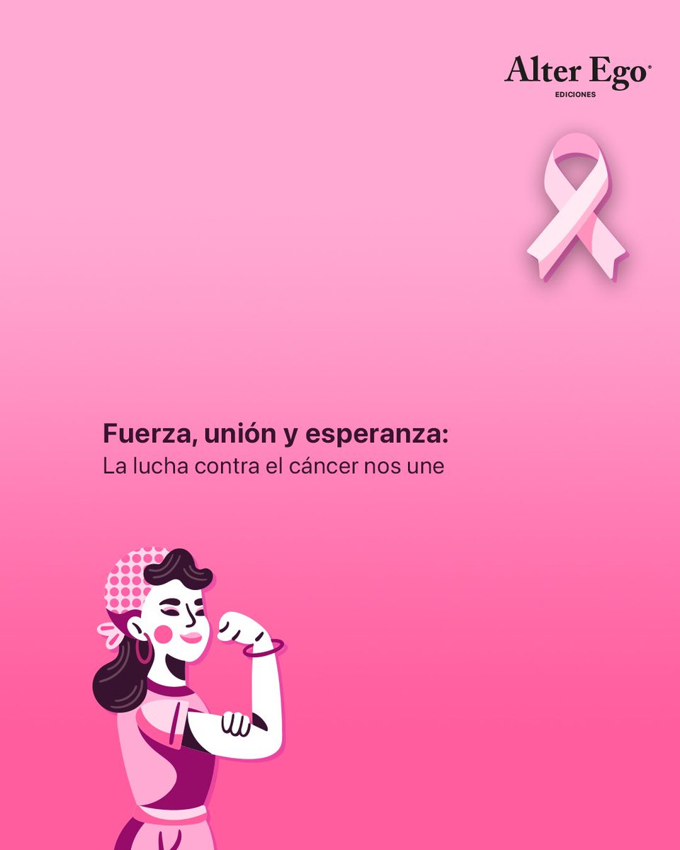 AlterEgoEdicion's tweet photo. En el #DíaMundialContraElCáncer honramos a quienes luchan y han luchado contra esta enfermedad. 
💪 Sigamos apostando por la investigación para un #futuro sin #cáncer
—
#AlterEgoediciones #libros #cultura #contraelcancer #frase #libro #investigación https://t.co/yCqfShjcY0