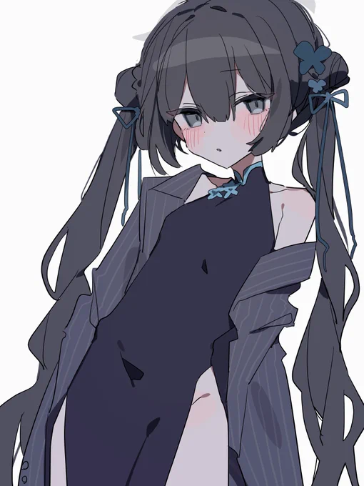 キサキ通常衣装でもおさげしてほしい 
