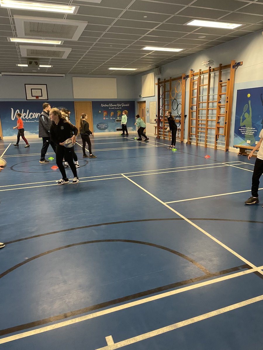 We enjoyed our rugby session this morning.