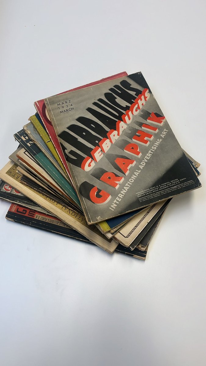 _MattLamont's tweet photo. 15 issues ticked off the Gebrauchsgraphik 1930s collection this week :) https://t.co/cWUTDP7Va2