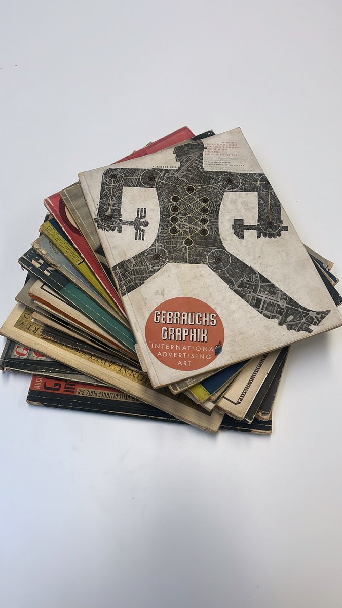 _MattLamont's tweet photo. 15 issues ticked off the Gebrauchsgraphik 1930s collection this week :) https://t.co/cWUTDP7Va2