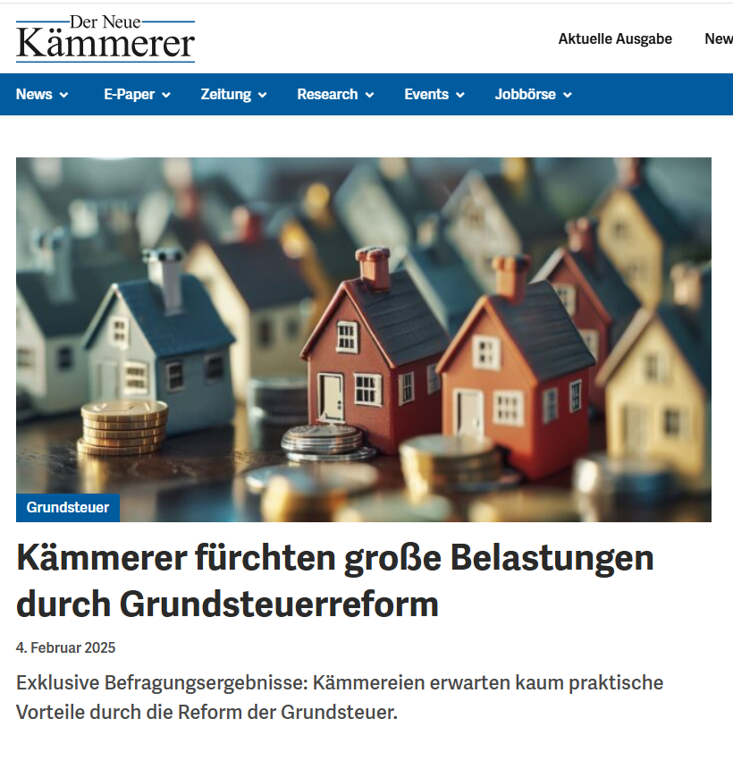 René Geißler (@geissler_rene) on Twitter photo Was denken eigentlich die Profis in den Städten über die Reform der #Grundsteuer? Das Ziel ist richtig, die Umsetzung holprig. Im Ergebnis stehen viel Ärger und kaum Nutzen. Mein Beitrag heute in <a href="/DNK_Redaktion/">Der Neue Kämmerer</a> #kommunen
derneuekaemmerer.de/news/grundsteu… Was denken eigentlich die Profis in den Städten über die Reform der #Grundsteuer? Das Ziel ist richtig, die Umsetzung holprig. Im Ergebnis stehen viel Ärger und kaum Nutzen. Mein Beitrag heute in <a href="/DNK_Redaktion/">Der Neue Kämmerer</a> #kommunen
derneuekaemmerer.de/news/grundsteu…
