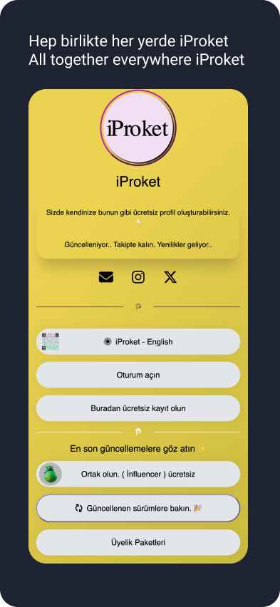 mertsahindemircioglu.com/iproket

#trending #iProket #LINKINBIO #Linktree #LinkTech #biologist #NFC #QRCode