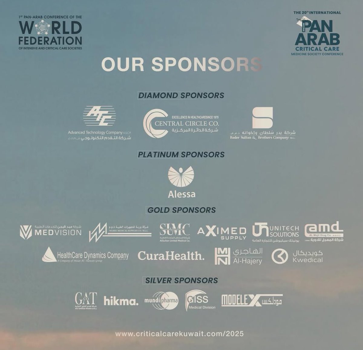 And to all the local sponsors with their global partners, if it wasn’t for them, this conference wouldn’t be possible .. thank you again
