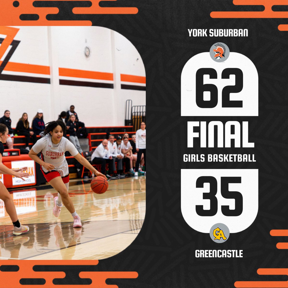 Girls Basketball defeats Greencastle 62-35