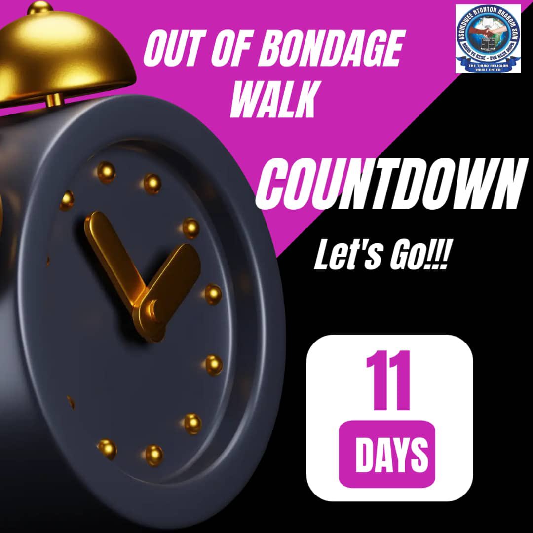 EndTimeMessiah's tweet photo. Out of bondage Walk countdown 🔥🔥🔥
15th Feb 2025🔥

11 days more 

#NyameSomafoYawoh🙏
#FaithHealersMission
#OutOfBondageWalk✅ https://t.co/wiAkJudnuz