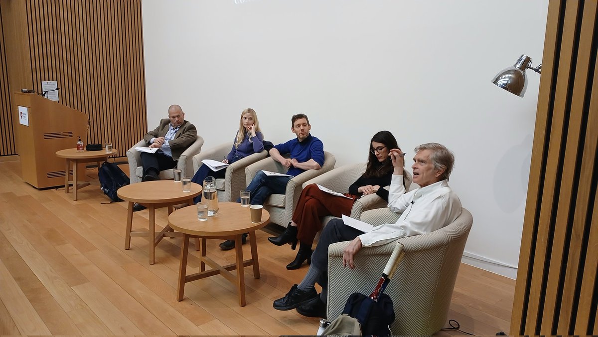 ForumPlp's tweet image. Our 'PLP Conversations' series took off yesterday with an informative and lively conversation on war. We had an amazing set of speakers, a wonderful chair and fantastic questions from attendees. 

We are incredibly grateful to everyone who joined!

Some pictures of the event 👇