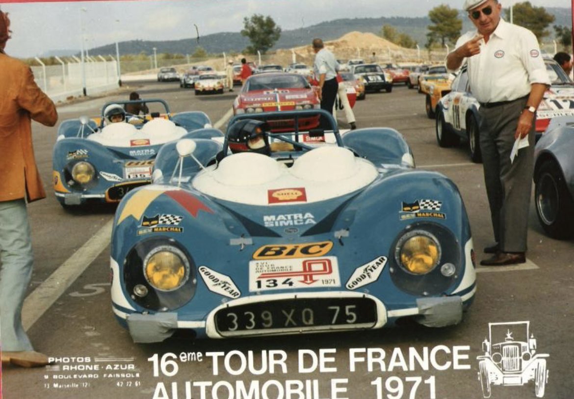 sbmktg's tweet photo. @sanwebal @pjlm2 @GordonMercedes9 @gmracingblue @Rinoire @jeffjthompson @SubduedSnarl @TyCuthbert @Oscarol95842891 @KouichiKawata @landon1966 @ladouille21 @orsoladelzenero @MauroBeltramo 👌🏁🇫🇷 #Matra https://t.co/ZjBdz5uVFA