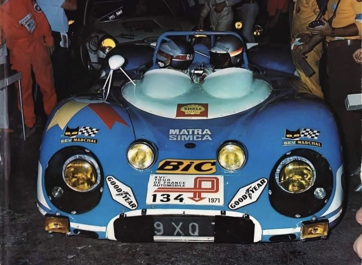sbmktg's tweet photo. @sanwebal @pjlm2 @GordonMercedes9 @gmracingblue @Rinoire @jeffjthompson @SubduedSnarl @TyCuthbert @Oscarol95842891 @KouichiKawata @landon1966 @ladouille21 @orsoladelzenero @MauroBeltramo 👌🏁🇫🇷 #Matra https://t.co/ZjBdz5uVFA