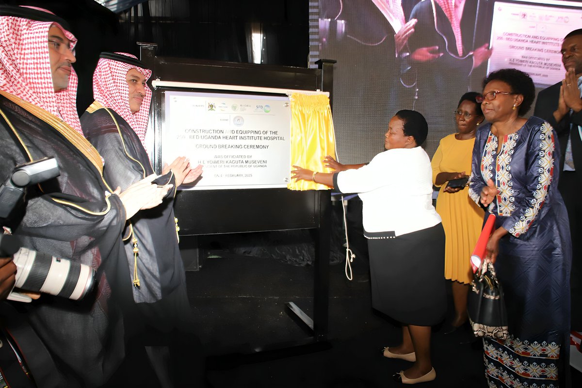 R_Nabbanja's tweet photo. Earlier today, I represented H.E President @KagutaMuseveni at the ground breaking ceremony for the construction of a 250-bed cardiac hospital by the @HeartUganda in Naguru.

The construction and equipping of the @HeartUganda Hospital project is on 10acres of land. The hospital complex will consist of 3 blocks. In addition, the complex will house 3 operating theatres, 2 cardiac catherization and 40 state of the art Cardiac Intensive Care Units. 

The project aims at providing affordable and accessible cardiovascular treatment and care for all the people in Uganda, improve on specialized teaching, training and research, enhance early prevention and awareness of cardiovascular diseases (CVDs), reduce referrals abroad and promote medical tourism in Uganda among others. @OPMUganda
@MinofHealthUG
@DianaAtwine @JaneRuth_Aceng @DrAyumeCharles @Parliament_Ug