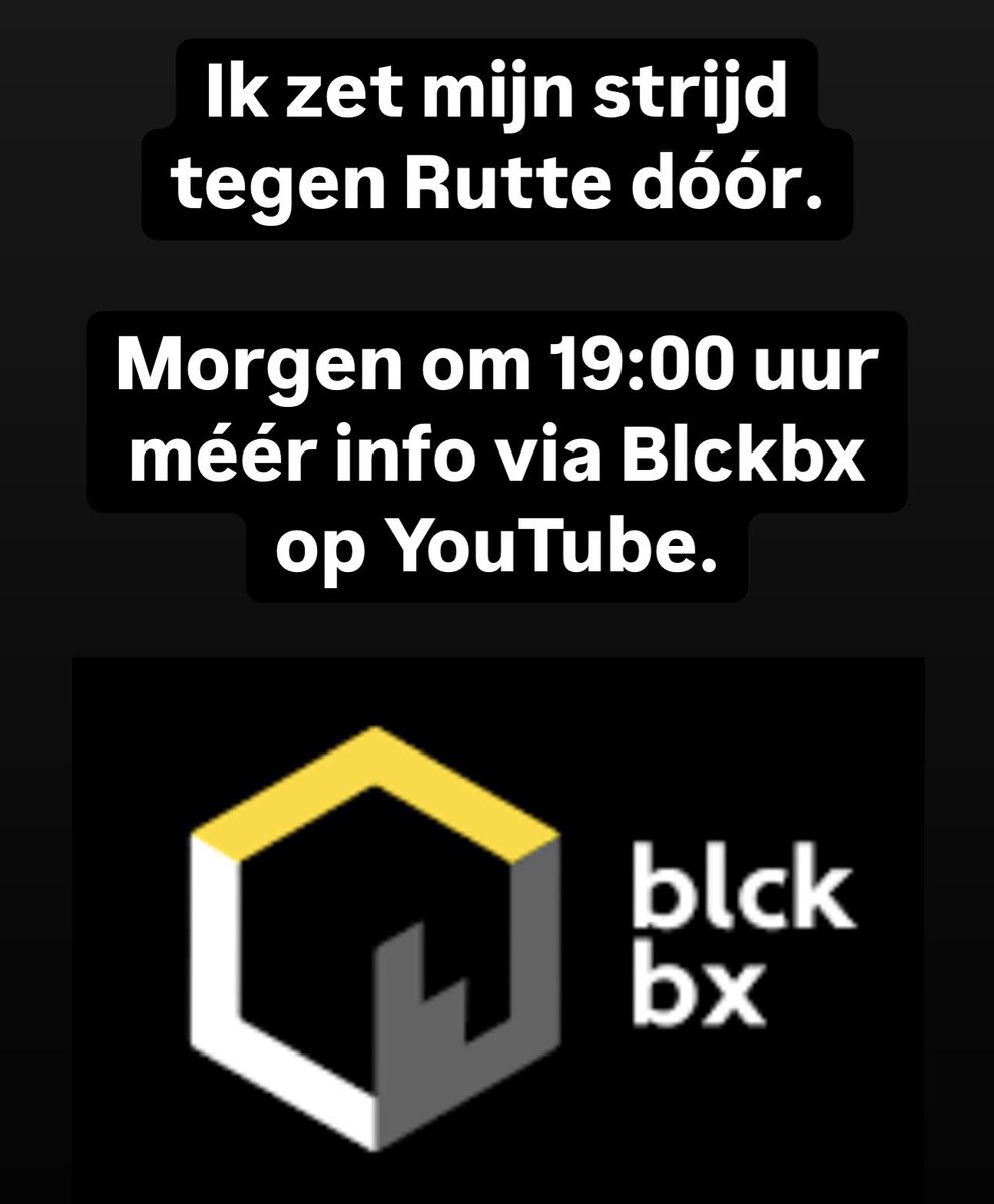 Ik ben ready voor de volgende zet tegen #Rutte #NATO. Bedankt voor alle steunberichten!❤️🇳🇱🫡 #Aachboun <a href="/blckbxnews/">blckbx</a>