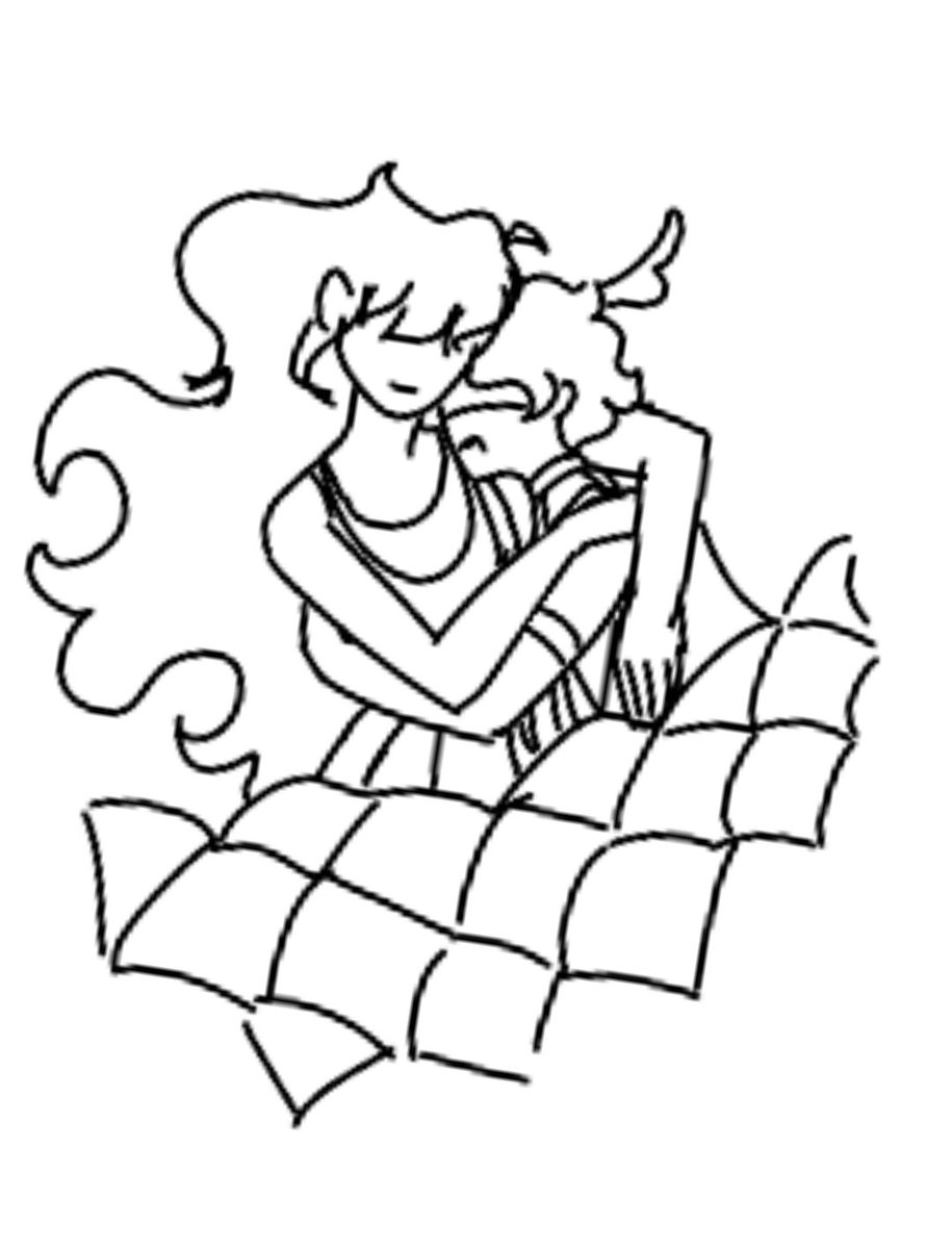 #Hypnos and #Pasithea my lovessss~ Rest and Sleep so cozyyyy the embodiment of cozy