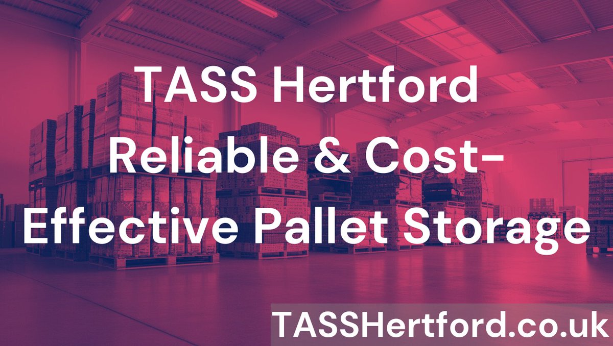 TASSHERTFORD's tweet image. 📦 Need reliable pallet storage? 📞 Call Tass Hertford 07392950876🚛
✔️ Secure, affordable storage with no minimum contract
✔️ Container devanning, import/export &amp;amp; palletisation 
✔️ Free collection &amp;amp; return 
🏢 youtube.com/watch?v=JQQ7Lq…
#PalletStorage #Logistics #businessstorage