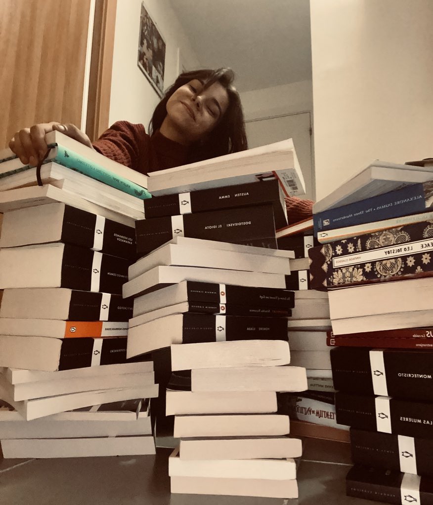 laustoyevsky's tweet image. ೋ  my classic literature collection — 
          a thread;