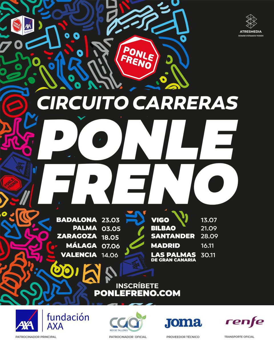 Fundación AXA (@fundacionaxa) on Twitter photo 📍Hoy estamos presentando el nuevo circuito de <a href="/CarrerasPF/">Carreras Ponle Freno</a> en la sede de <a href="/AXASegurosEs/">AXA España</a> en #Madrid 🤗
Damos la bienvenida a una nueva ciudad: Bilbao 👏🏼👏🏼
#CarrerasPF2025 📍Hoy estamos presentando el nuevo circuito de <a href="/CarrerasPF/">Carreras Ponle Freno</a> en la sede de <a href="/AXASegurosEs/">AXA España</a> en #Madrid 🤗
Damos la bienvenida a una nueva ciudad: Bilbao 👏🏼👏🏼
#CarrerasPF2025