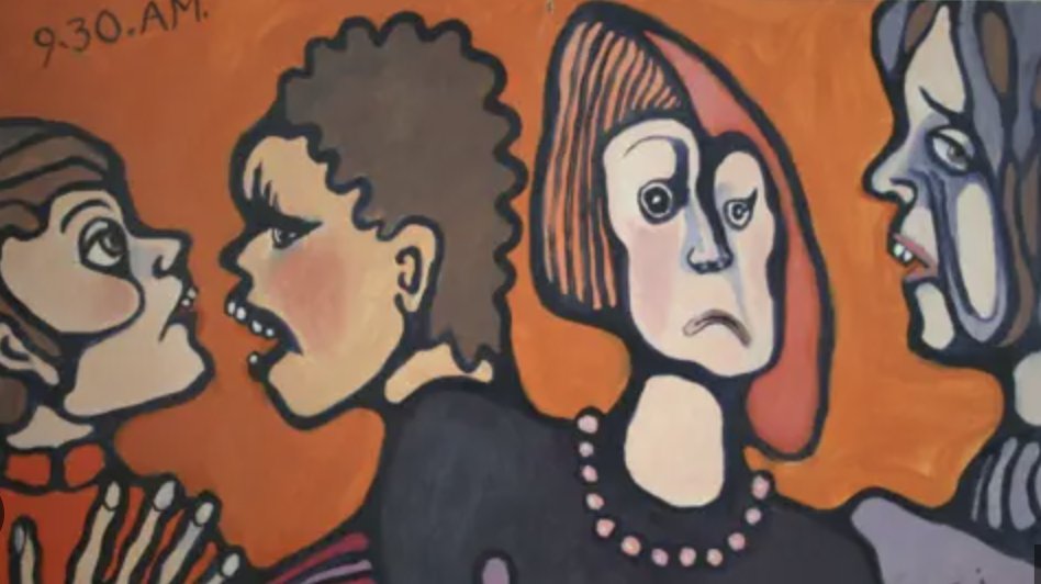 At <a href="/bethlemmuseum/">Bethlem Museum of the Mind</a> you can see the paintings of Charlotte Johnson Wahl. She was hospitalised for 8 months with #OCD in the 70s, but as <a href="/RachelSJohnson/">Rachel Johnson</a> told us, painting was her oxygen, helping her through treatment.   welldoing.org/article/how-ra…