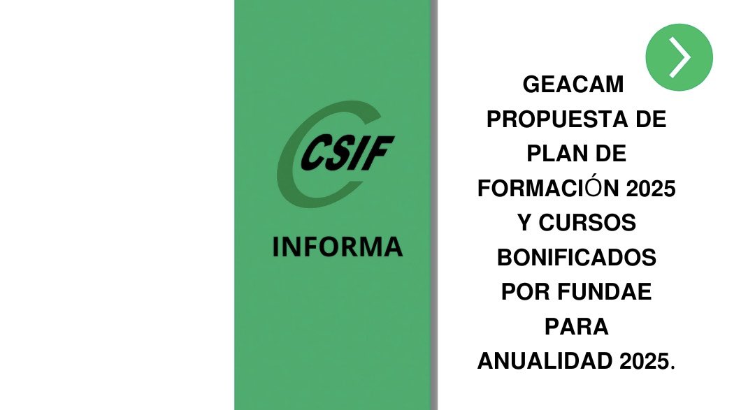 CSIF GEACAM tweet media