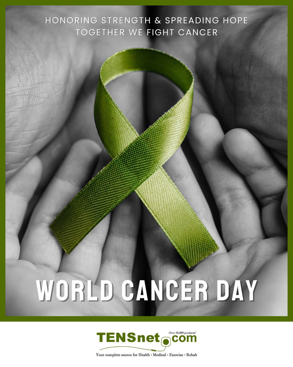 TENSNET's tweet image. On World Cancer Day, we honor the strength and resilience of those affected by cancer. 💛

Let’s continue to support research, raise awareness, and provide the best medical equipment to aid in the fight for better health.

#WorldCancerDay #CancerAwareness #Tensnet