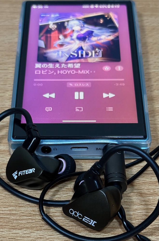 QDC X Fitear Superior EX + 純正4.4ケーブル