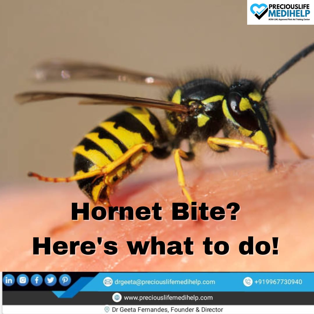 PreciouslifeMed's tweet image. 🐝 Got stung by a hornet? Stay calm &amp;amp; act fast! ❄️ Apply ice, 🧼 wash the area, &amp;amp; 💊 take an antihistamine for swelling. 

🚨 Watch for severe reactions like breathing trouble—seek medical help immediately! 

#HornetSting #FirstAidMatters