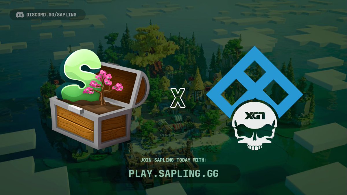Sapling is joining forces with <a href="/XGNOfficial/">Xiled Gaming Network</a>, with the same goals to create a positive online space for gamers we are excited to move forward and see where this partnership takes us! 🌱✨

-- discord.gg/sapling

#TeamSapling #PlaySapling #XiledKingdom #XGN #Xiled #OneXGN