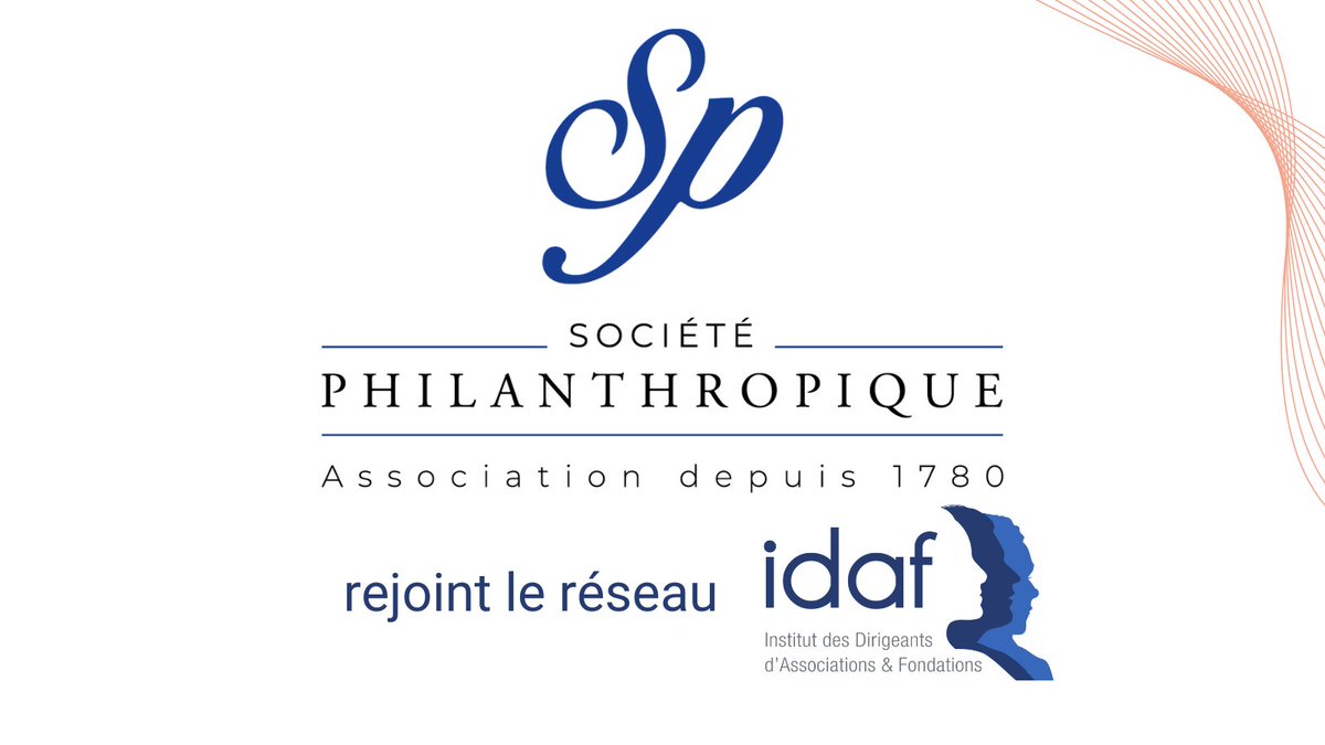 [𝘼𝘾𝙏𝙐𝙎] 🔸Bienvenue à la Société Philanthropique, qui rejoint le réseau de l’IDAF 🔸

🏡 "Accompagner chacun vers l’autonomie et la dignité"

👉 En savoir plus sur l’association : bit.ly/40I8Cja

#IDAF #Asso #Association #Fondation #ESS #Solidarité #LogementSocial