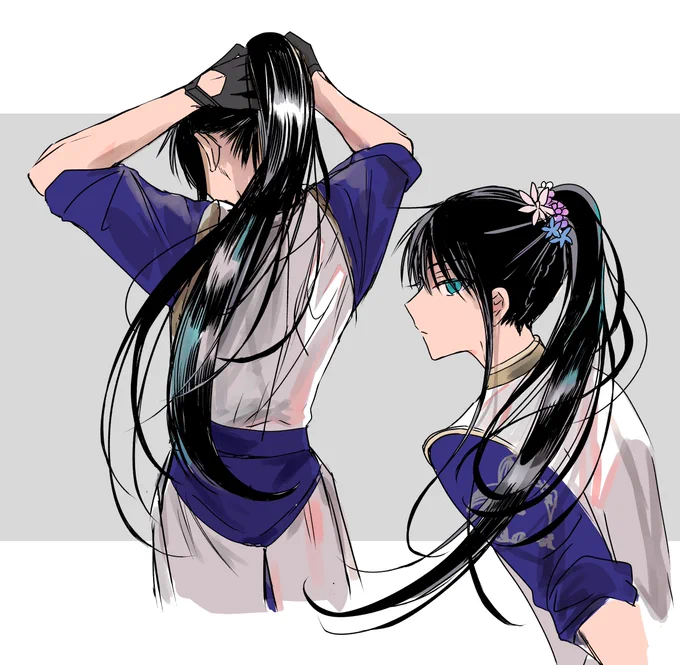 長髪 