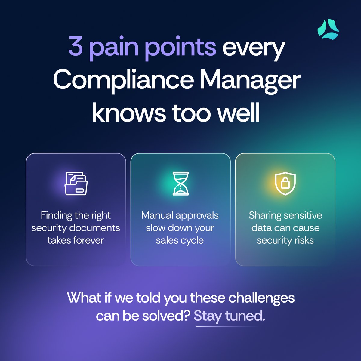 Security reviews do not have to be a bottleneck for business. Period. 

#Data #Security #Trust #Compliance