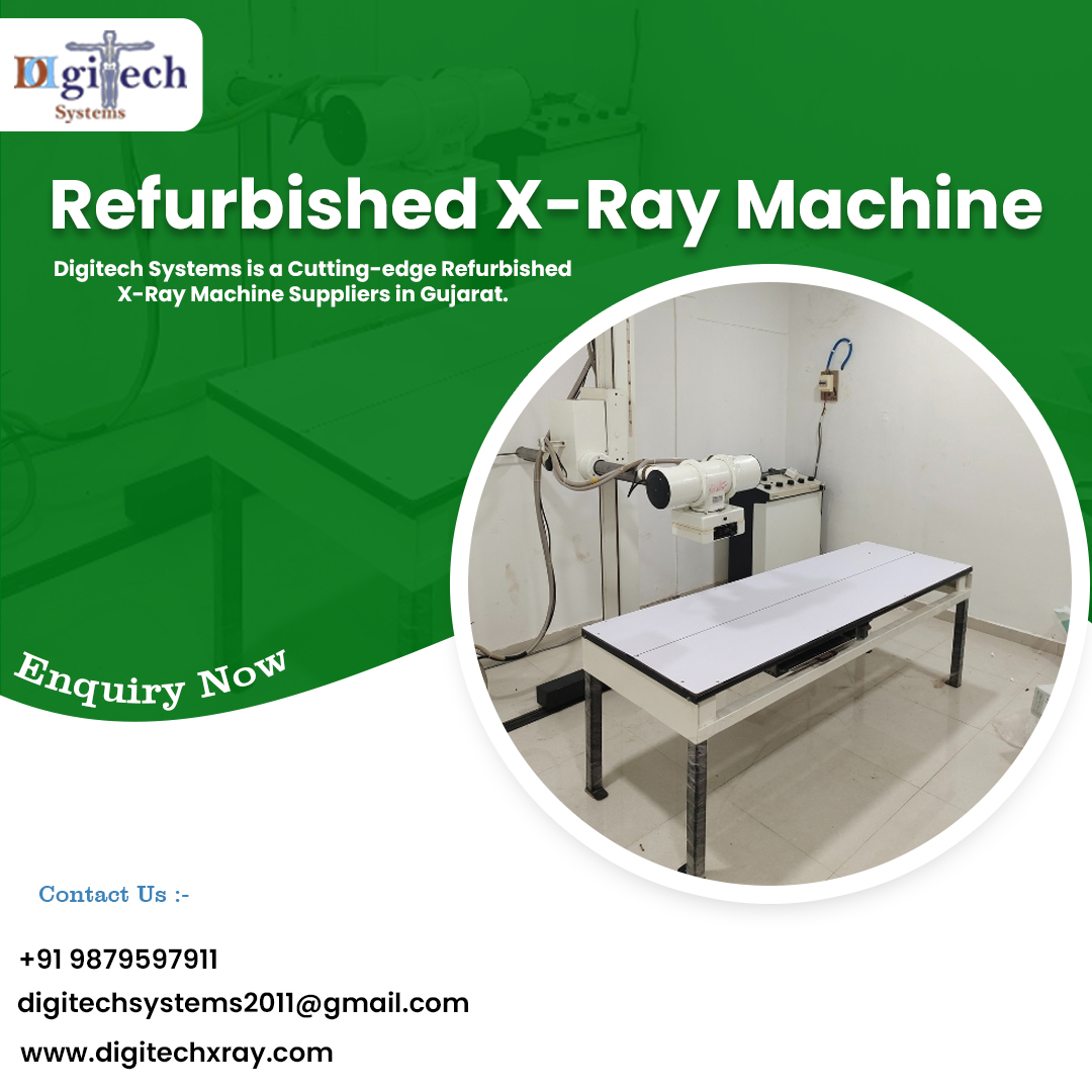 DigitechX_Ray's tweet image. 🏥✨ Digitech Systems, your trusted Refurbished X-Ray Machine Supplier, delivers high-quality, cost-effective solutions for accurate diagnostics. 💡🔍

📲 +91 9879597911
📩 digitechsystems2011@gmail.com
📶 digitechxray.com/refurbished-x-…

#RefurbishedXRayMachines #DigitechSystems