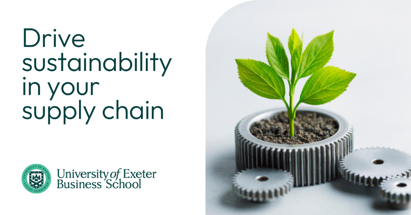 ExeterCircular's tweet photo. Our new Circular Economy Deep Dive: Procurement and Supply course teaches you to identify circular opportunities, build support for sustainability, and cut waste.

Starts: May 5, 2025 📅
Register interest now ⬇️