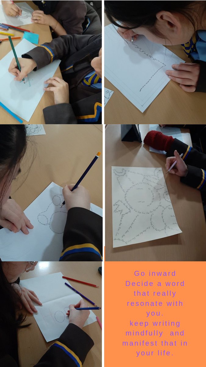 deepmathematics's tweet image. Proud to share S1&apos;s &apos;mindful writing&apos; work during mental health and wellbeing week #MentalWellness #writingmeditation  @ndhsglasgow