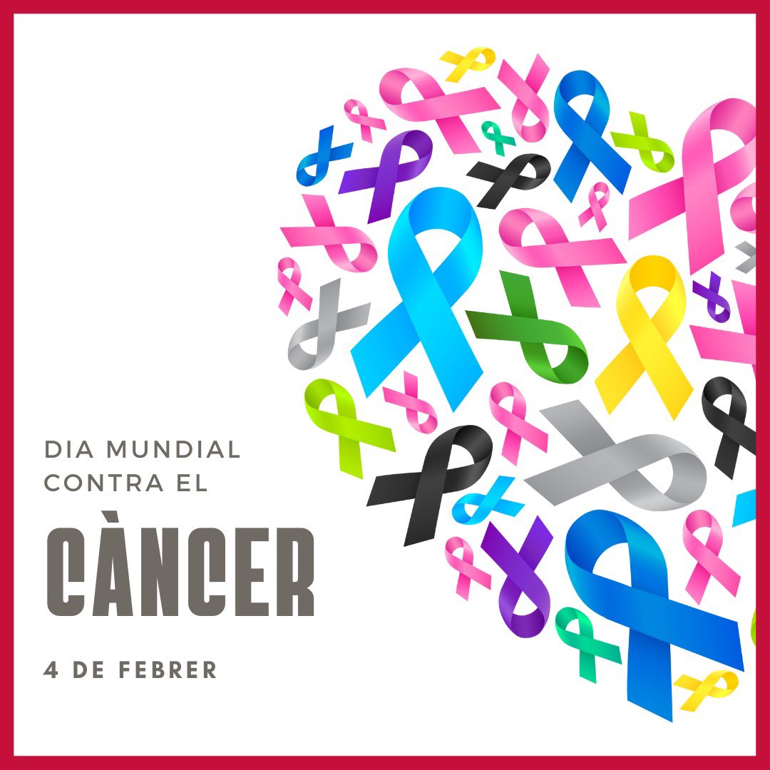 Avui, Dia Mundial contra el Càncer, ens unim per conscienciar sobre la importància de la prevenció, la investigació i el suport a les persones afectades. Junts, podem avançar cap a un futur amb més esperança ❤️