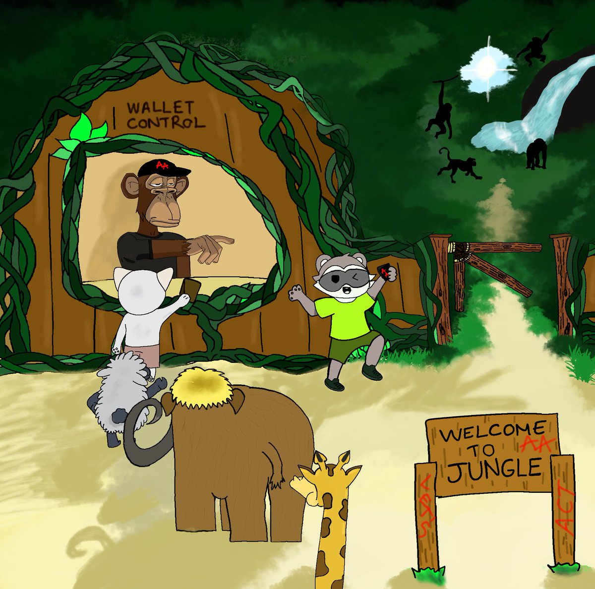 🌿Prepare your jungle entry tickets!🌿

The jungle gates are opening, and activists are already forming long queues at the entry checkpoints. 🐒

Eligible role holders – you must submit your wallets via Discord to secure your spot. 🟢

Those who fail to do so will, unfortunately,