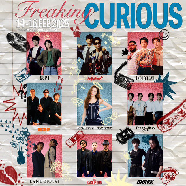 iRyuuu_pp's tweet photo. คอนเสิร์ตที่รวมวงโคตรดี Vibe โคตรได้!💖
#FreakingCurious 14-16 ก.พ. นี้ที่โกดังเสริมสุข
Safeplanet, Polycat, The Parkinson, V Violette มาครบ! 🎤
ของกินแน่น ร้านช้อปเพียบ บรรยากาศริมแม่น้ำ
แท็กเพื่อนแล้วรีบไปตำบัตร ก่อนหมด! 🚀 https://t.co/MGdX0NTP8N